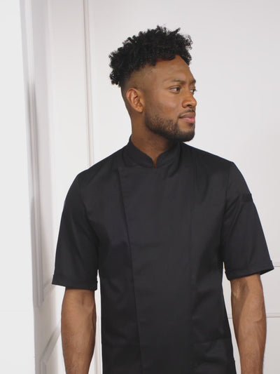 Chef Jacket Melvin Black by Le Nouveau Chef